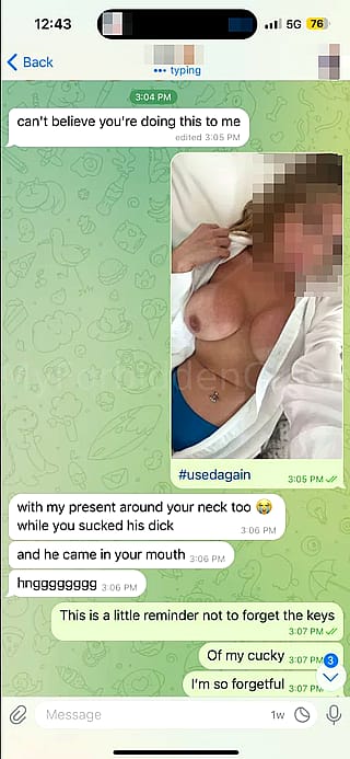 Cucky's Snapchat Surprise: Just Got Stuffed & Sent Proof 😈'