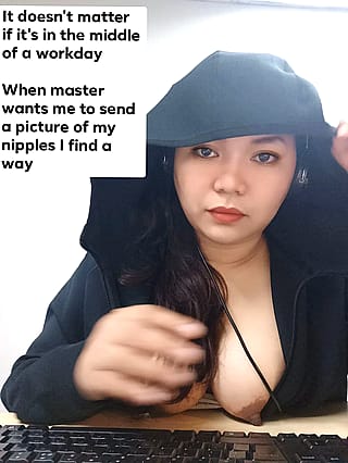 Naughty Office Confession: Nipples on Display'