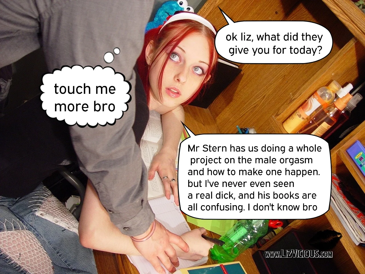 Liz Vicious Gets Naughty with Stepbro After Class picture 15 of 20