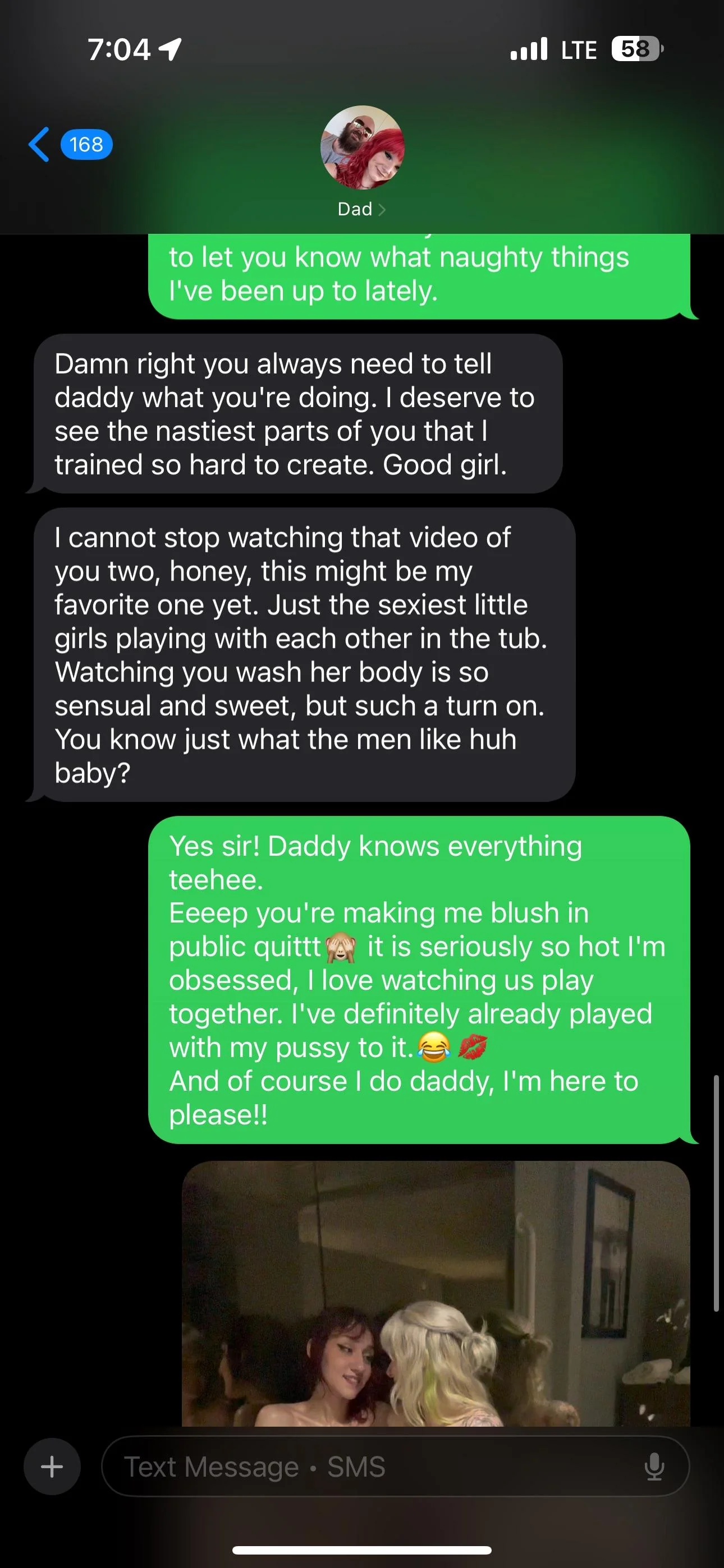 Naughty bubble bath fun with my playful partner – daddy’s favorite show 😉 picture 2 of 7