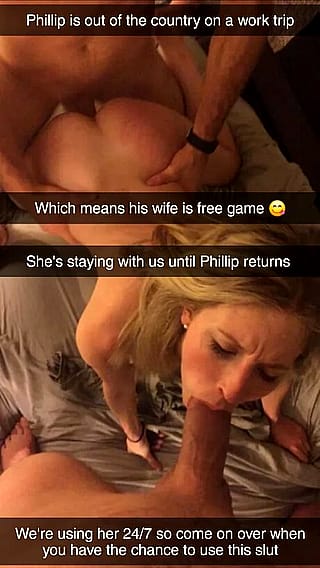 Bros before woes - his wife's our plaything while he's away'