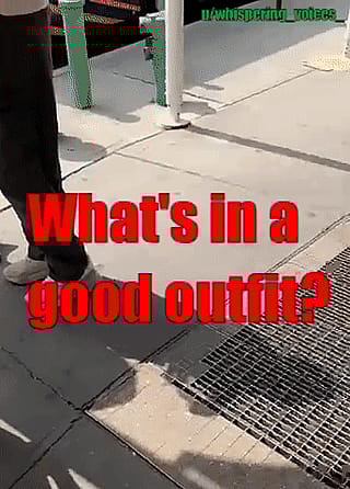 Strip for the show, babe - your threads ain't the main attraction...'