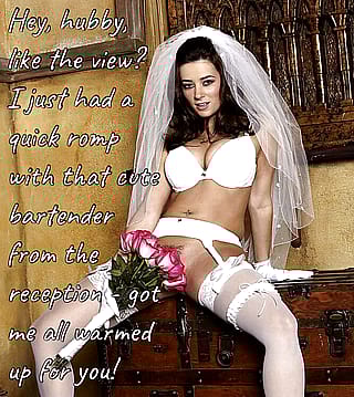 Guess who's first in line to unwrap this wedding treat? [Taylor Vixen]'