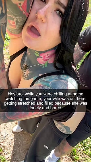 Bored Wife Sneaks Out for a Wild Ride and Gets Stuffed'