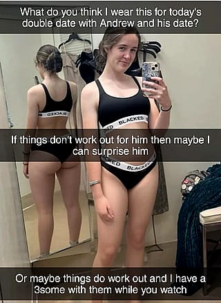 Your sneaky gf prepping for a wild night'