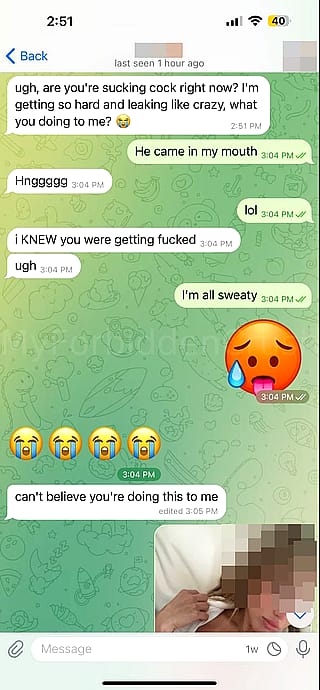 Cucky's Locked Up While I Get Stuffed - The Full Drippy Convo'