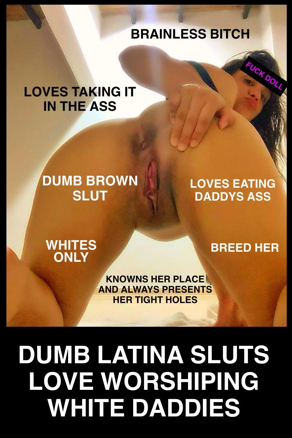 Dumb Latina slut knows her place picture 1 of 1