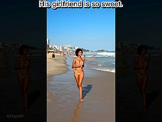 Vacation fling turns steamy when she bumps into her ex and can't resist his magic stick 🍆🔥'