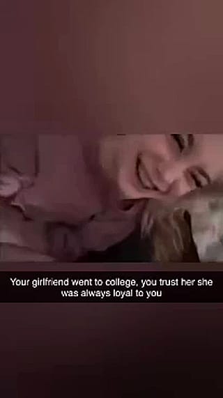 Hot College Girlfriend Gets Naughty Behind Your Back'