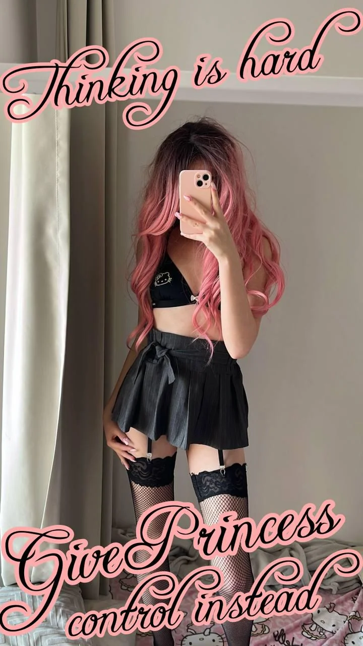 Just submit already, babyboy—it’s way more fun when you obey 😈 picture 1 of 1