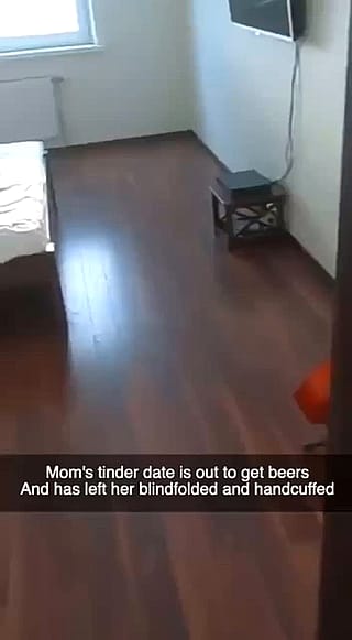 Caught My Hot Step-Mom Cuffed & Ready for Fun'