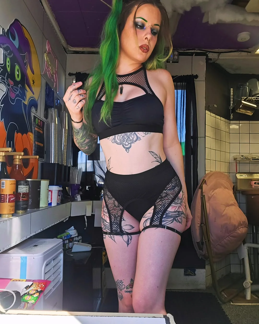 Perky Barista Gets Creamed on Shift picture 2 of 3