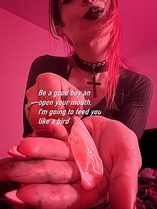 Gape for me, baby'
