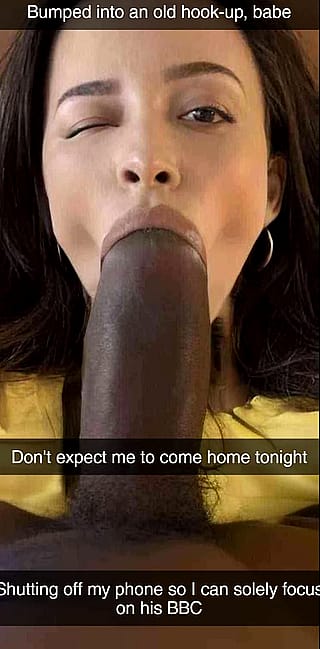 She's locked in on that monster BBC'