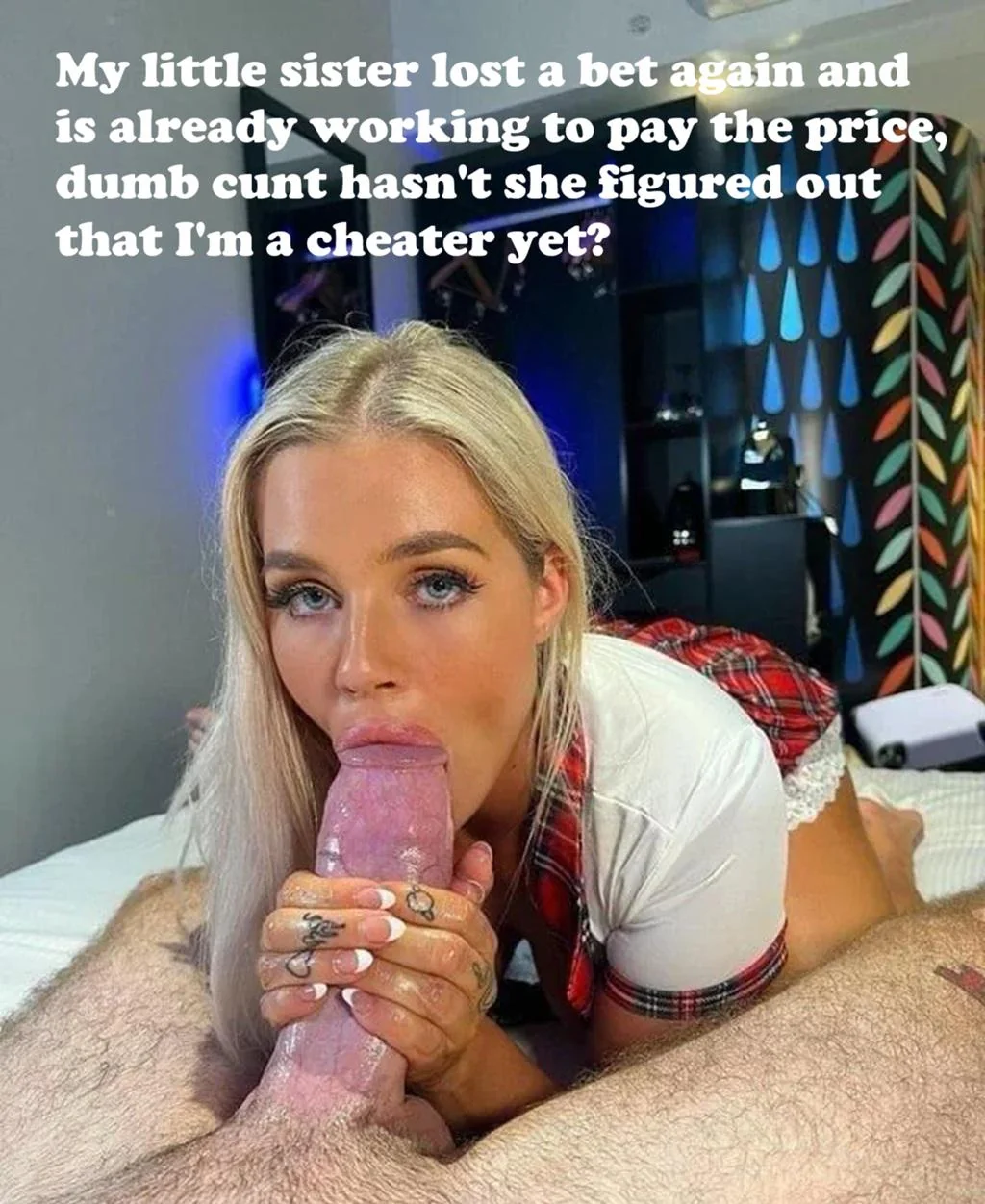 Dumb Slut Sis Knows Her Place picture 1 of 1