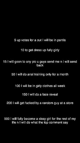 Sissy Slut Begs for Votes'