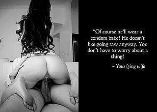 Trusting Your Wild Wife to Ride Other Cocks Safely...'