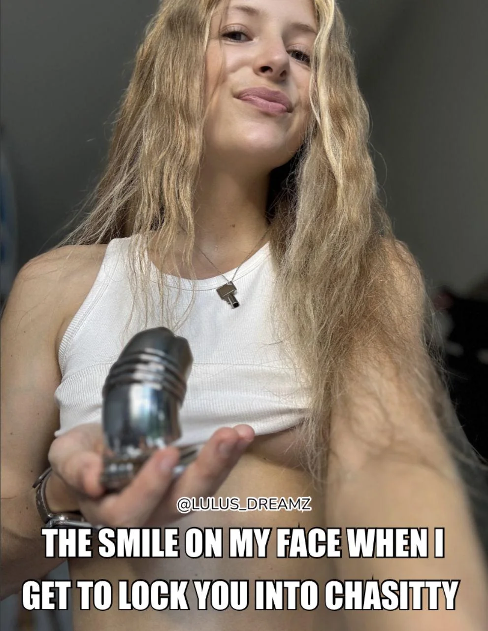That smirk when I've got the key to your pleasure locked away picture 1 of 1
