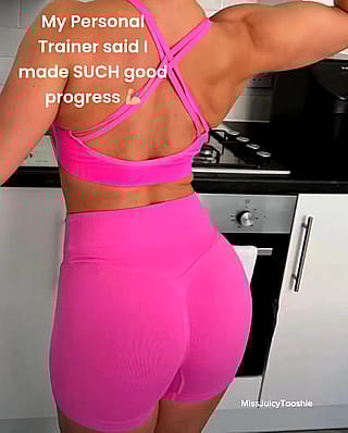 Bending Over Backwards for My Trainer's Big Reward'