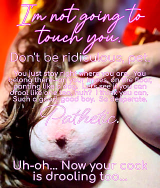 Bitch, You Lost Control the Moment You Entered. Drooling Like a Desperate Slut? Perfect.'