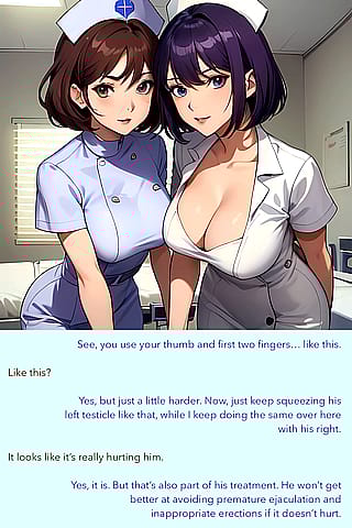 Naughty Nurses Enforce Their Dominant Treatment [AI Image]'