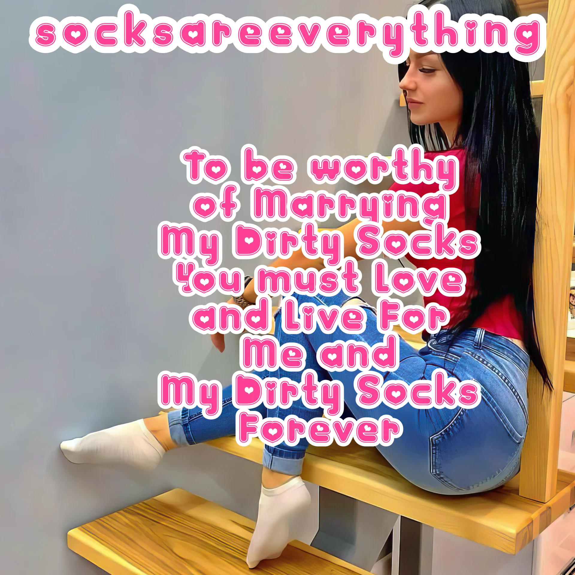 Submit to My Socks, Beta! Your Fate is to Worship & Breed Them picture 1 of 1
