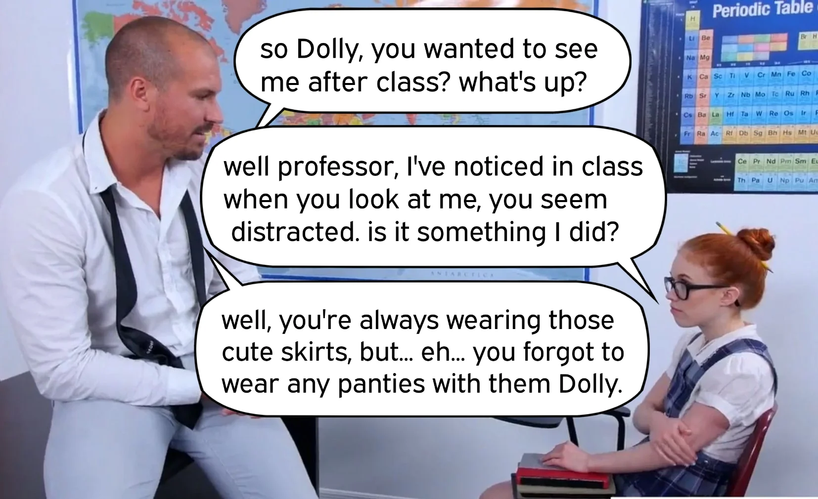 Dolly Little Dominates Her Educator in a Steamy Session picture 10 of 20