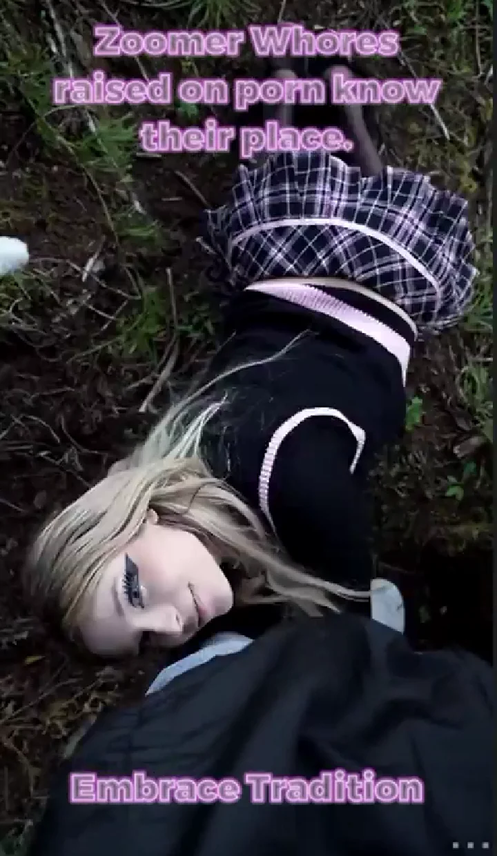 Pathetic sluts crave the dirt under our soles. picture 1 of 2