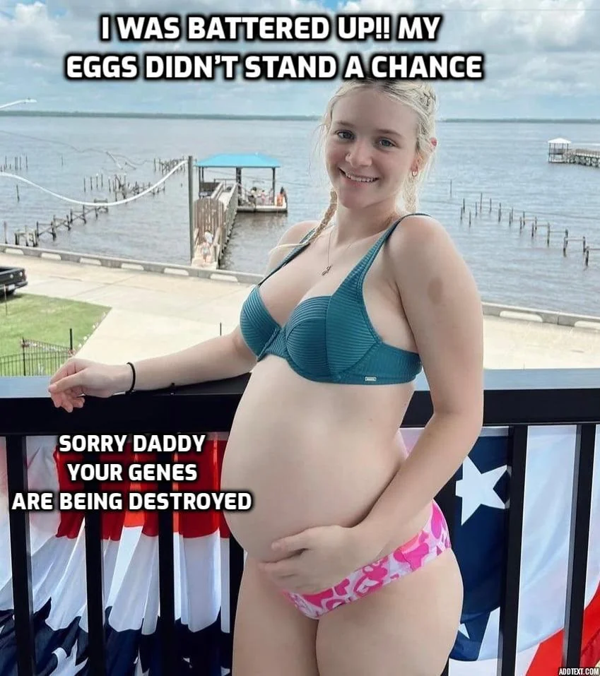 Oops! She got a creamy surprise... pullout game weak as hell picture 2 of 2