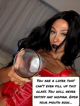 Dare to swallow or walk away? This load's begging for a brave throat!'