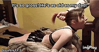 Become a sissy whore for older men'