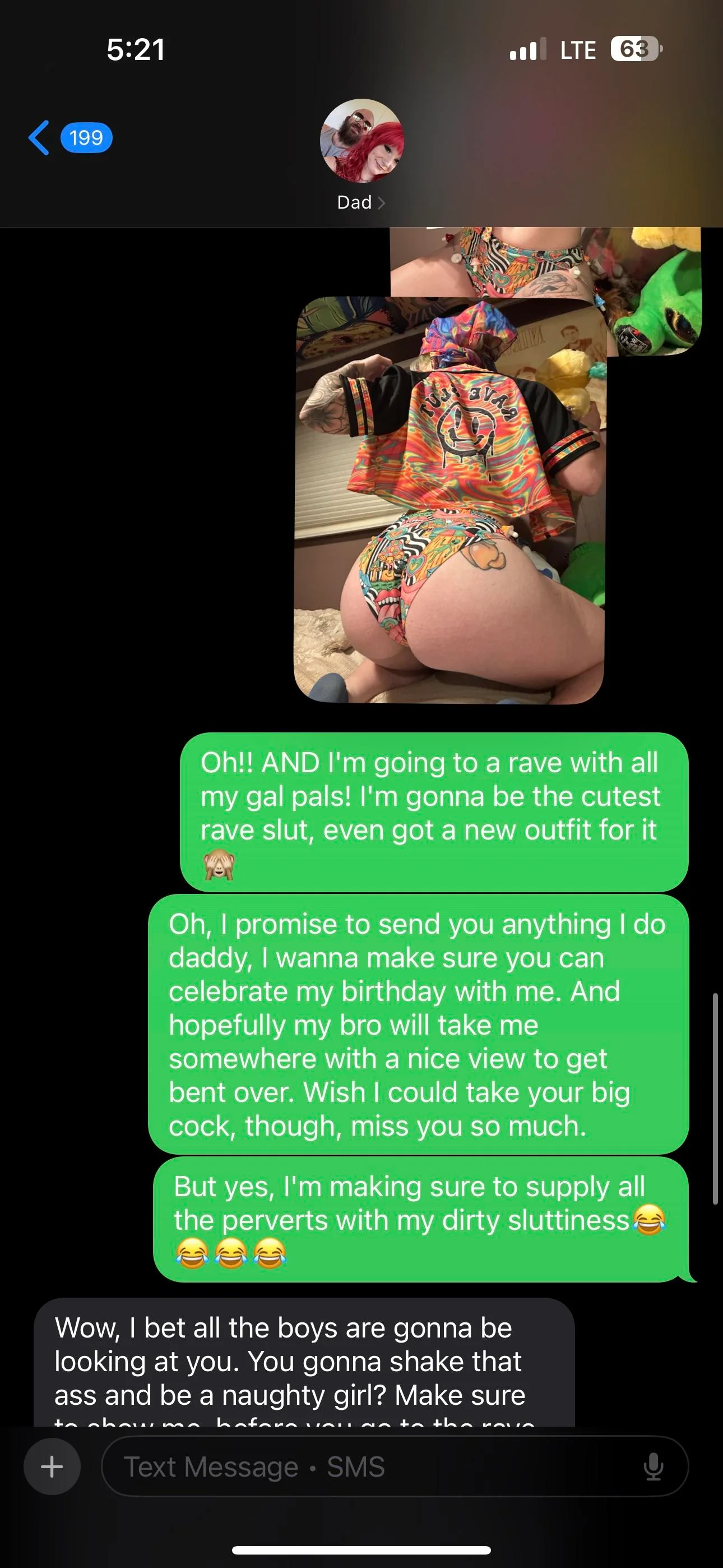 Daddy's Curious About My Wild Birthday Antics! After All, He Shaped This Vixen. 😈 picture 1 of 8
