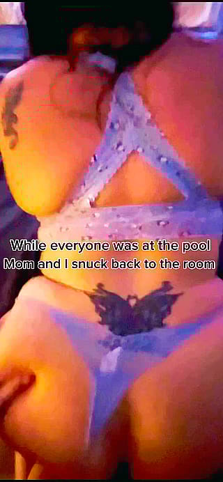 Steamy Secret Hotel Rendezvous: Step-Mom & Step-Son Unleash Desires'