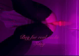 Desperate for that thick, hard truth between your legs, sissy?'