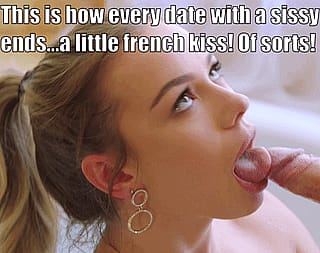 Naughty Sissies Pucker Up for a Steamy Goodnight Kiss'