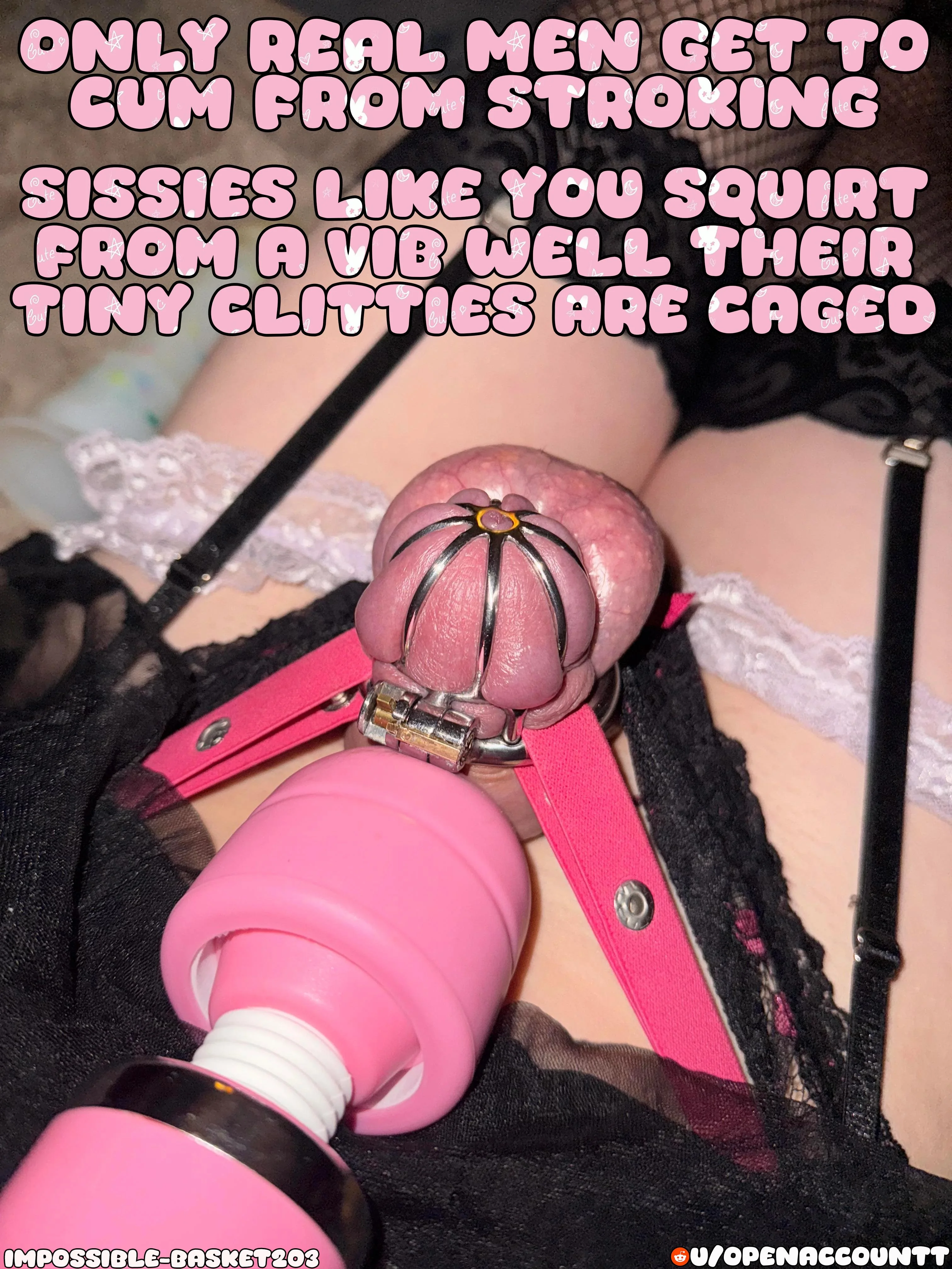 Caged Clitties Don't Get Stroked They Get Vibrated 😈😈 picture 1 of 1