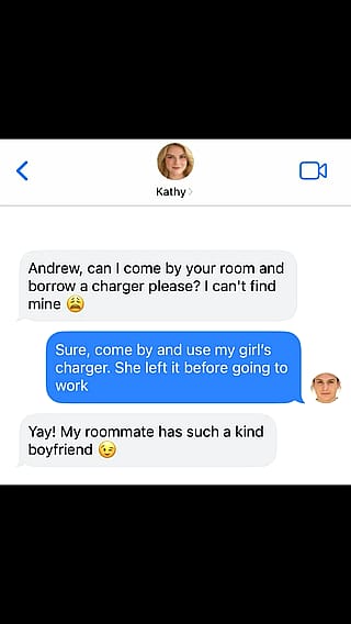 Naughty Roommate Ride While GF's Away'
