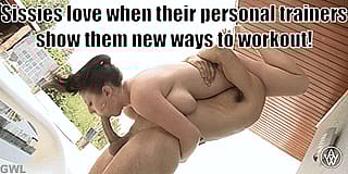 Sissy Gym Freaks Crave Hardcore Workouts'
