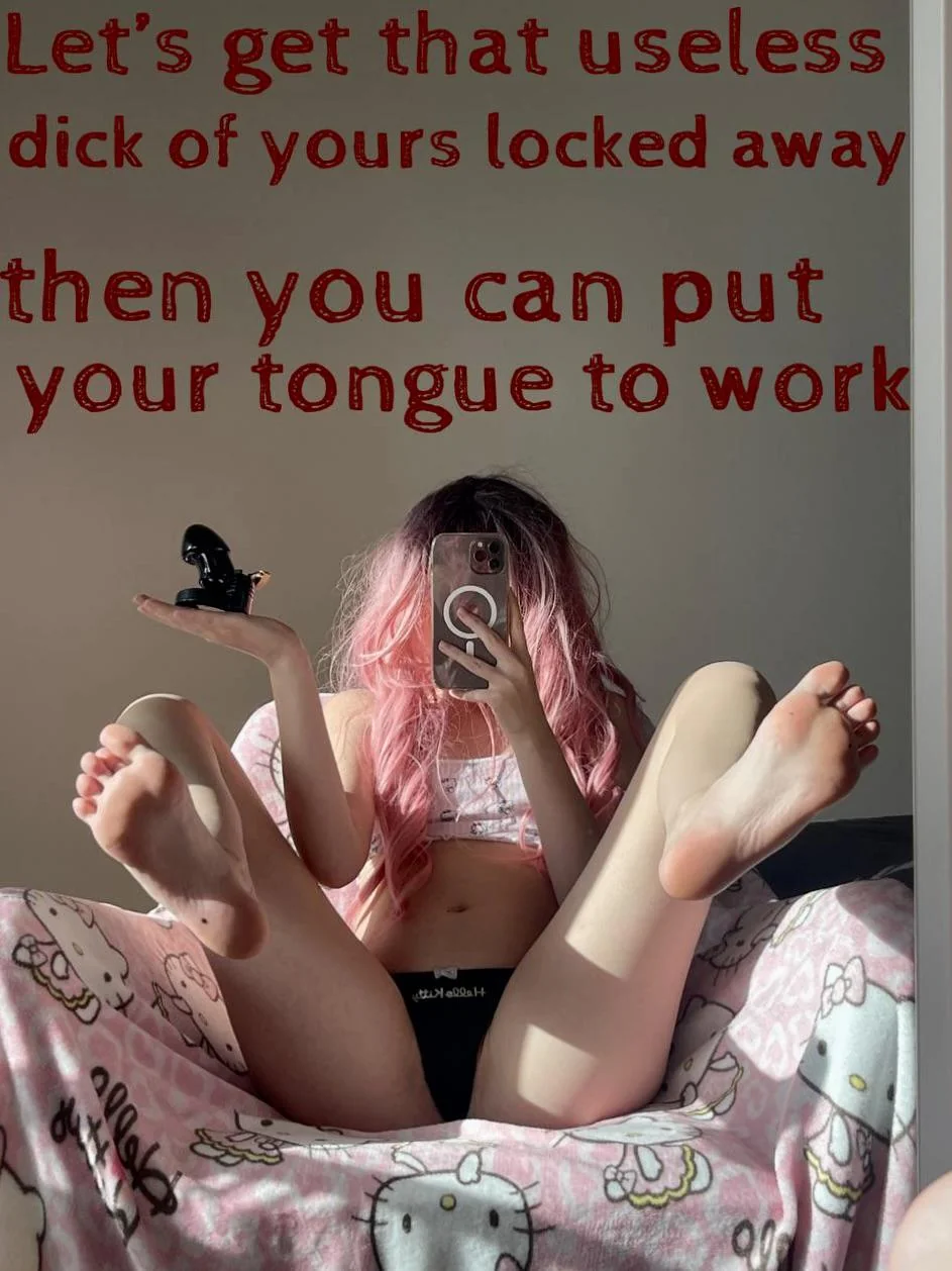 Obey or Stay Locked Forever, Your Choice Slut! picture 1 of 1