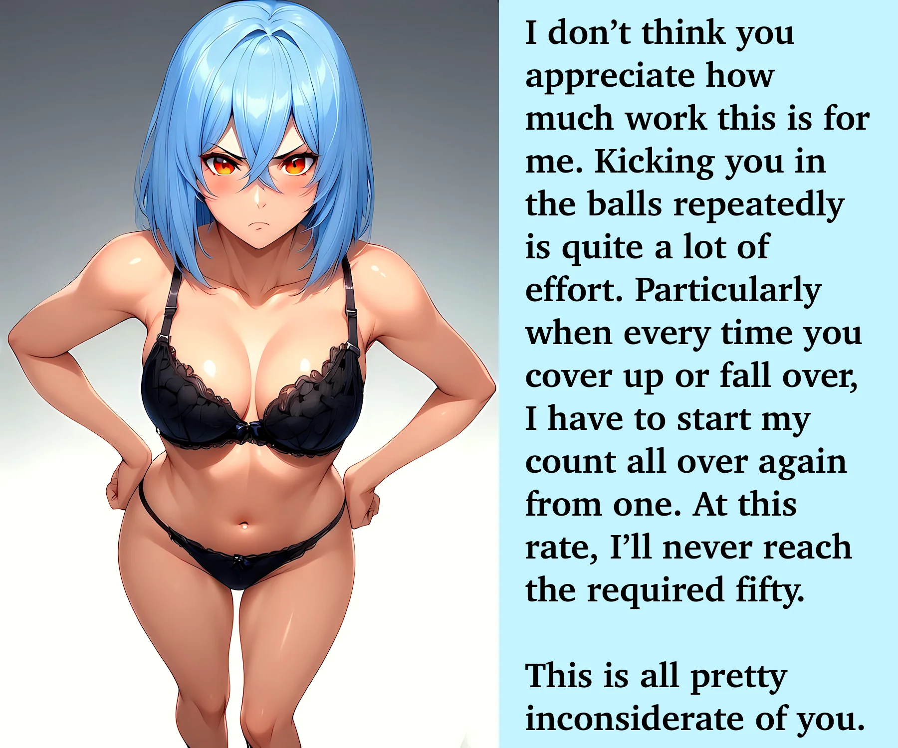 Dive Deep Into Her Dominant World [AI Image] (punishment81 on ImageFap) picture 1 of 1