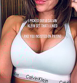 Cuck's Gift: She Flaunts Her Calvin Klein for the Real Man'
