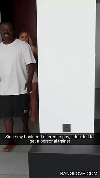 Naughty Gym Slut Betrays BF with Huge Personal Trainer'
