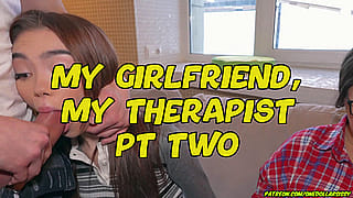 Dirty Therapy Session: GF Dominates with Her Huge Cock'