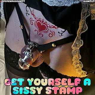 All True Sissies Need A Tramp Stamp 😜😜'