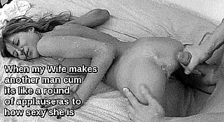 Nothing hotter than stealing another man's load while he watches 😍'