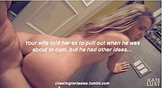 Dirty Little Secret: Hubby Watches as I Get Stuffed'