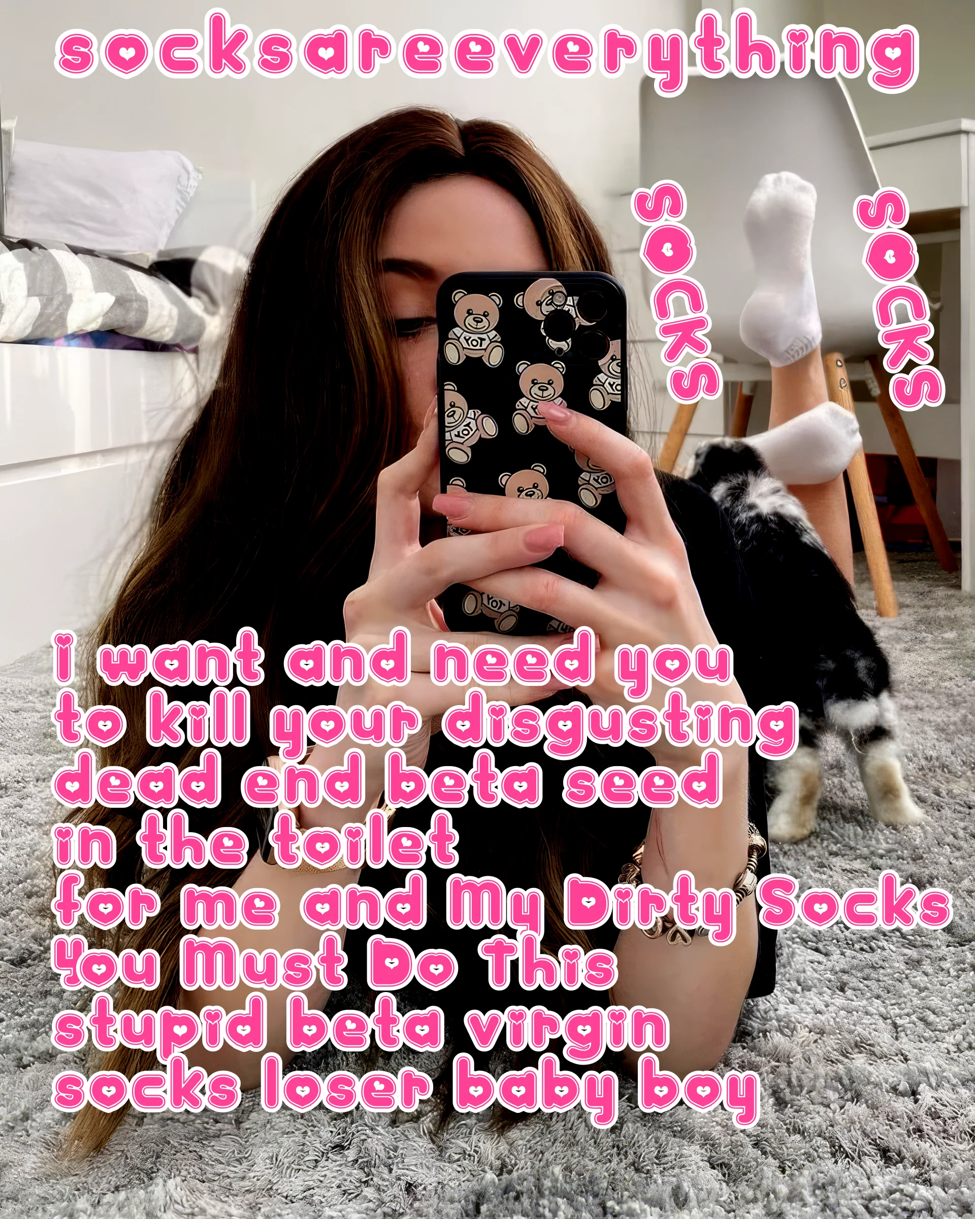 Worship My Divine Socks & Dump Your Pathetic Load, Beta Trash picture 1 of 1