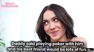 Naughty Poker Night: Daddy's Girl Gets Wild with His Buddy'