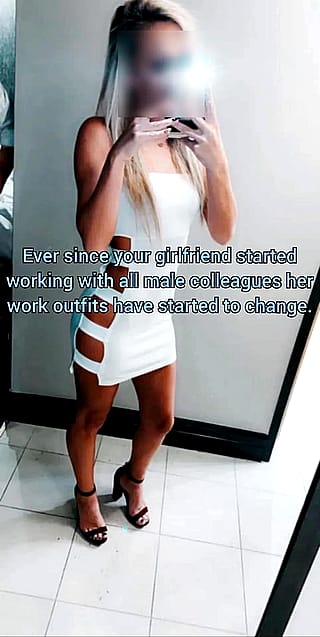 Construction Site Slut: Your GF's Hard Hat Only Covers Her Head'