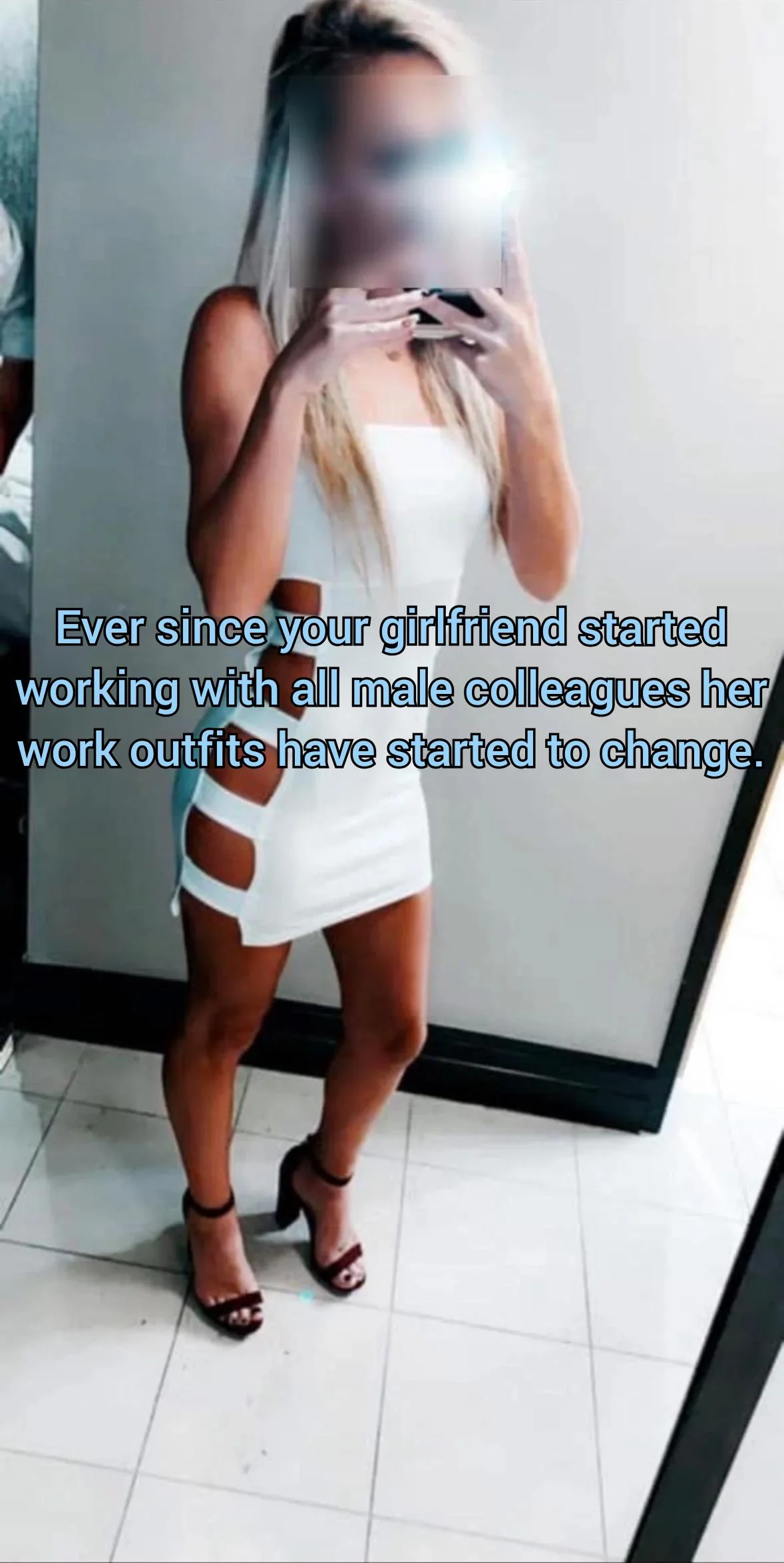 Construction Site Slut: Your GF's Hard Hat Only Covers Her Head picture 1 of 1